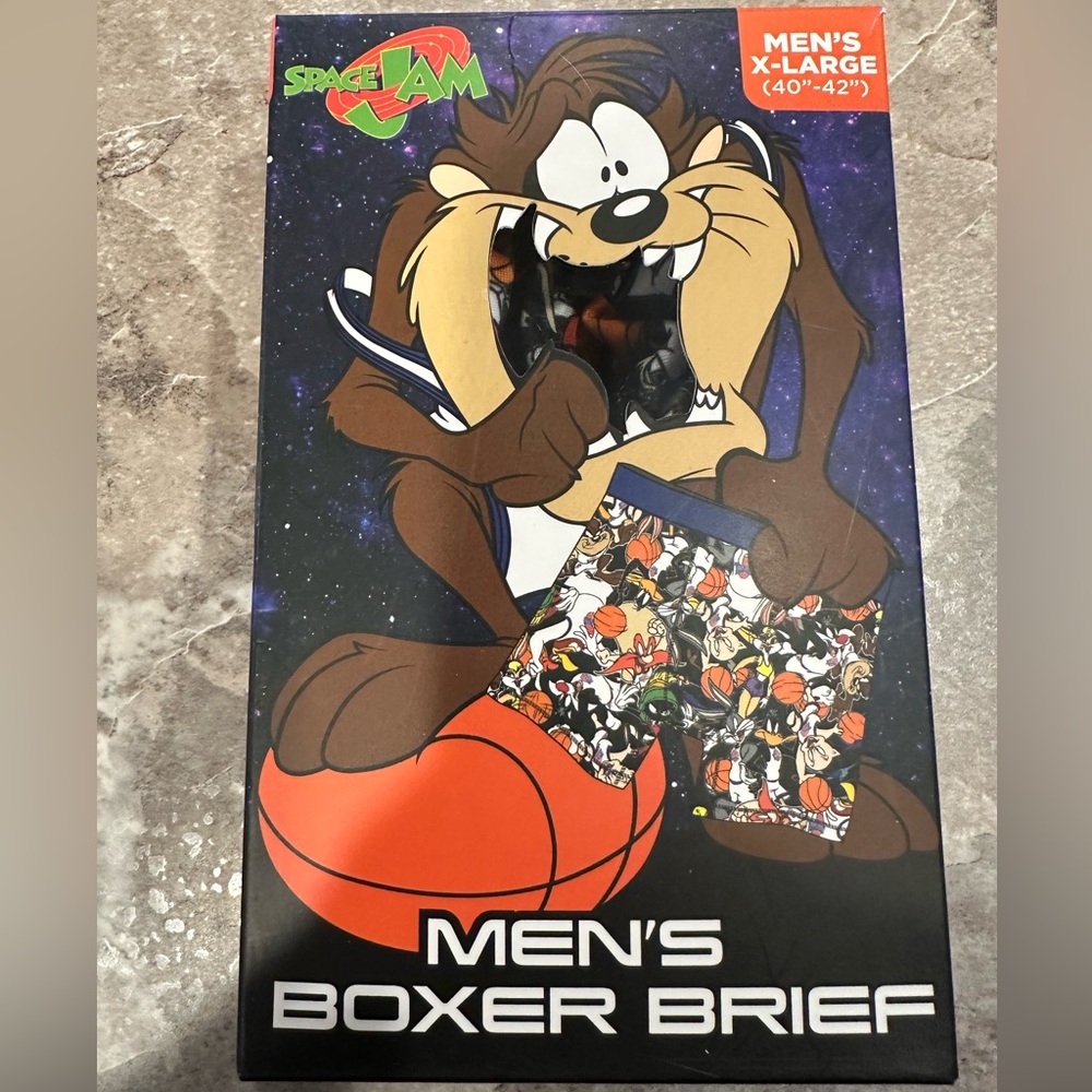Space jam Men’s Boxer Briefs size XL